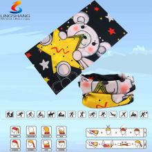 LSB-0191 Ningbo Lingshang 100% polyester multifunctional seamless outdoor neck tube Fashion wholesalers bandanas